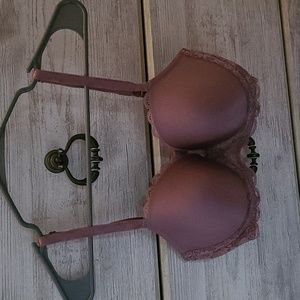 Victoria's Secret 32DDD bra, purple/gray